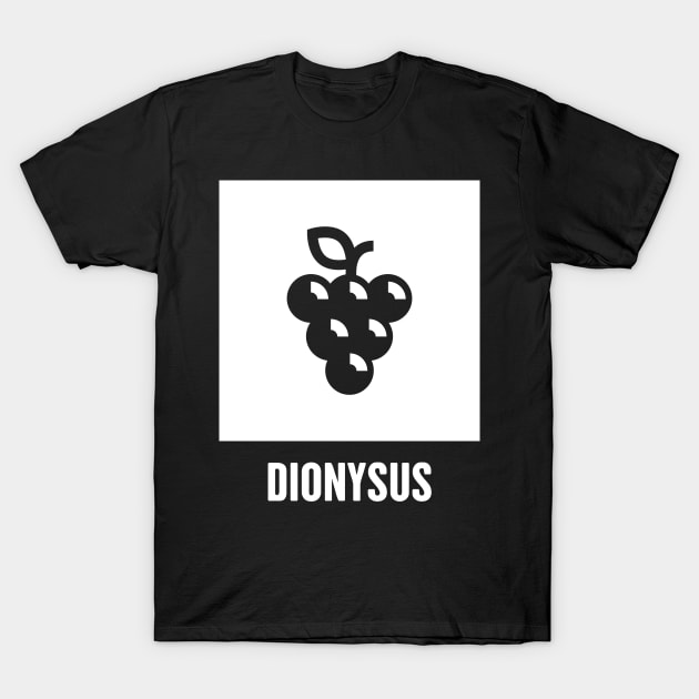 Dionysus | Greek Mythology God Symbol T-Shirt by MeatMan